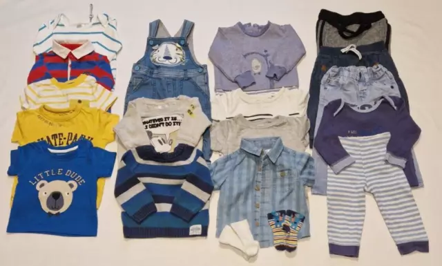 Boys Clothes Bundle : Age 6-9 Months - (Next, Mothercare, Early Days, M&Co, F&F)