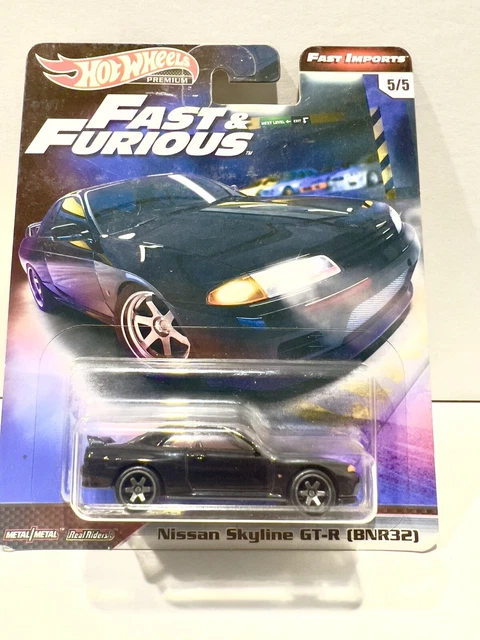 HOT WHEELS NISSAN Skyline R32 [Fast & Furious] Black Premium - New ...