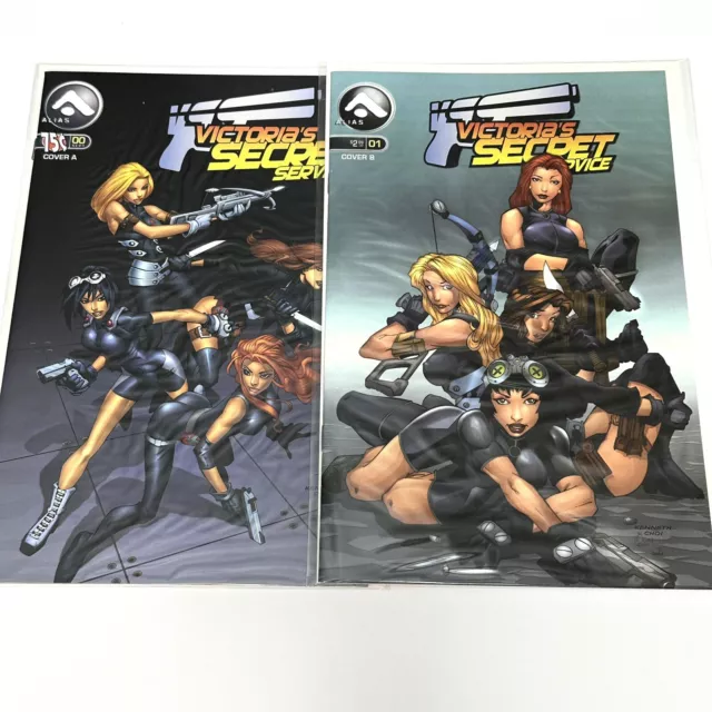 Victorias Secret Service Alias Comic Lot 2 Issues Full Run Complete Series VF/NM