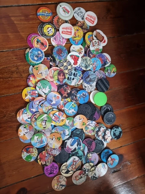 Lot De Pogs / Caps Anciens Divers - Collection Vintage - Occasion