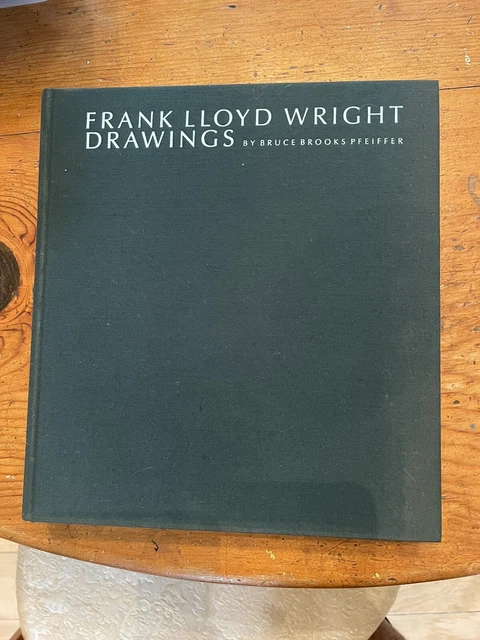 FRANK LLOYD WRIGHT Disegni Copertina Rigida Rara Bruce Brooks Pfeiffer ...