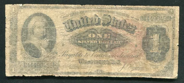 Fr. 218 1886 $1 One Dollar “Martha” Silver Certificate Currency Note (B)