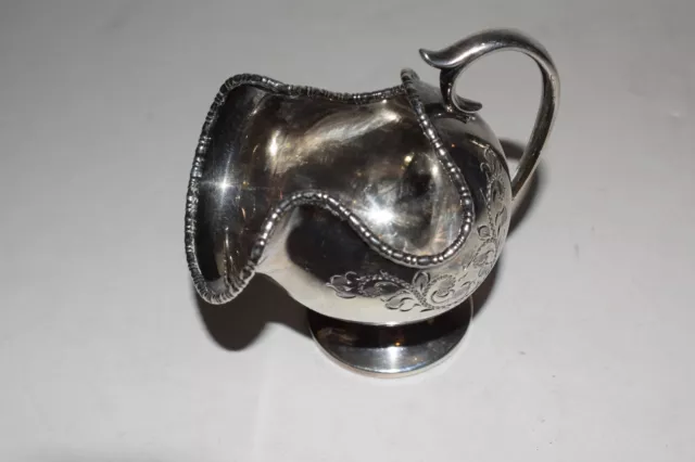 Vintage Silver Plate SHEFFIELD / COOPER  4" CREAMER / DISPENSER   (RTG57) 2