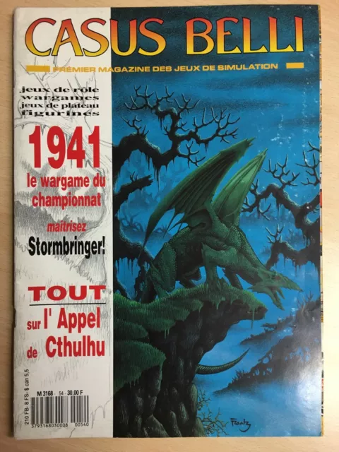 Casus Belli magazine no 54 1ère édition 1987