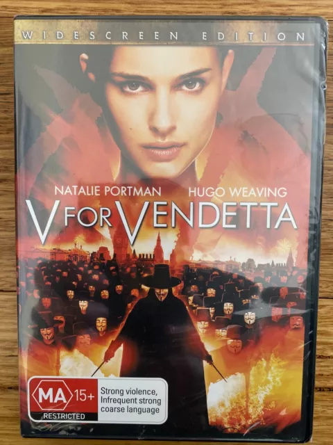 DVD V De Vingança Natalie Portman Hugo Weaving Original V For