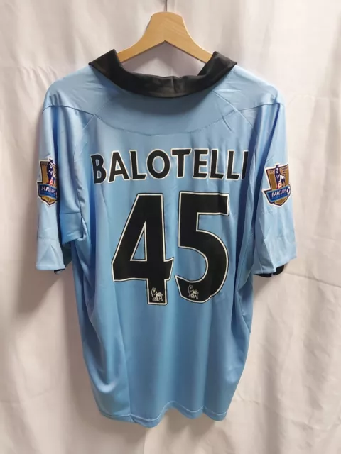 Maglia Calcio Manchester City Home 2012/13 Balotelli Shirt Trikot Maillot