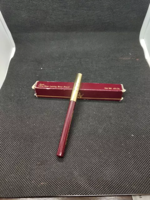 Avon Ultra Wear Brow Pencil black nos .03 oz