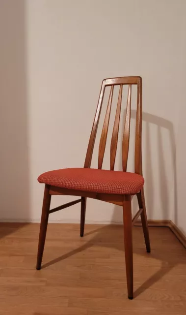 6 Vintage Designklassiker Stühle "Eva" von Niels Koefoed, Hornslet 60er