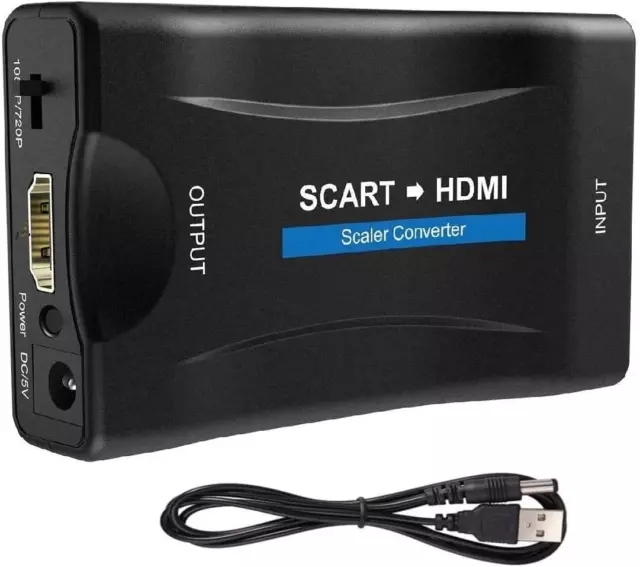 Adaptateur et convertisseur Qumox Convertisseur Péritel vers HDMI
