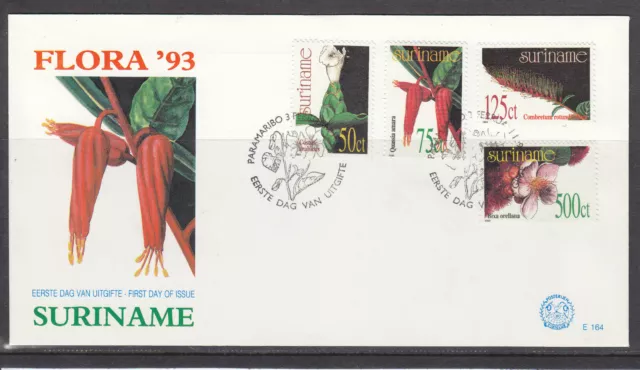 Surinam - Suriname Issue FDC 1993 (164) Medical Plants