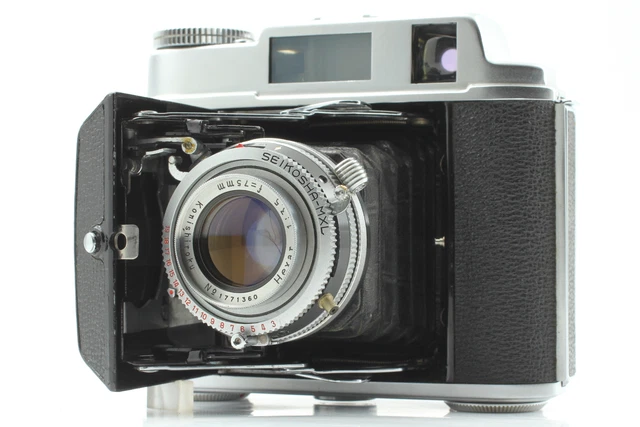 Vidéo [ près De Mint ] Konica pearl IV Konishiroku Hexar 75mm F/3.5 Lentille De