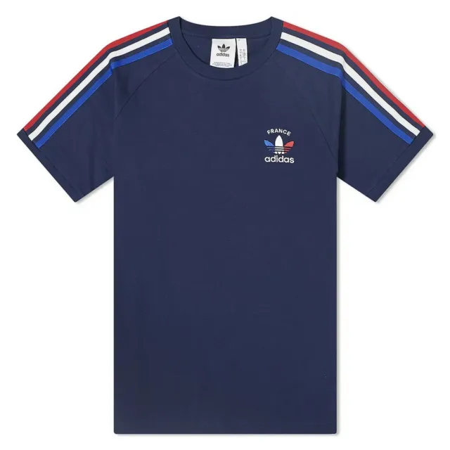 adidas Originals Trefoil Tee 3 Stripes WM Weltmeisterschaft Shirt Frankreich FFF