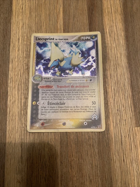 Carte Pokemon ELECSPRINT 4/95 Holo Bloc EX Team Aqua VS Team Magma FR