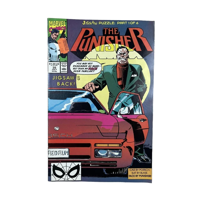 MARVEL comics the punisher shadowmaster volume 1 no 35 vintage comic book VGC