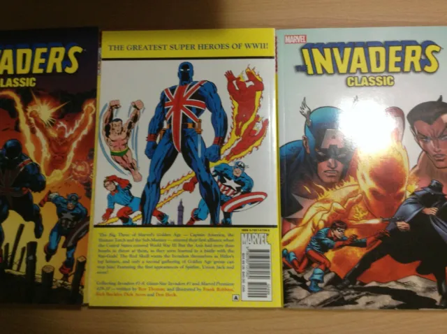 The Invaders Classic Vol 1 , 2, 3 - Trade Paperback -TPB  Set - Beautiful Shape