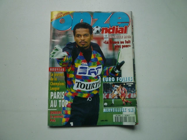 Magazine Onze Mondial N°69 - Octobre 1994 - Bernard Lama (PSG) - État Correct