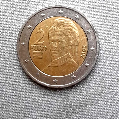 PIECE RARE 2 Euro 2002 Bertha von Suttner Autriche EUR 1.000,00