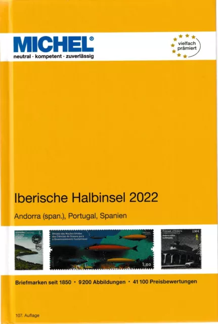 MICHEL Europa-Katalog 2022 Band 4 Iberische Halbinsel; neuwertig; statt 54,00 €