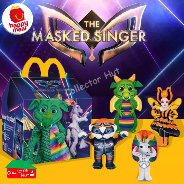 MCDONALDS HAPPY MEAL The Masked Singer Plüschtier VERPACKT NEU EUR 2,23 ...