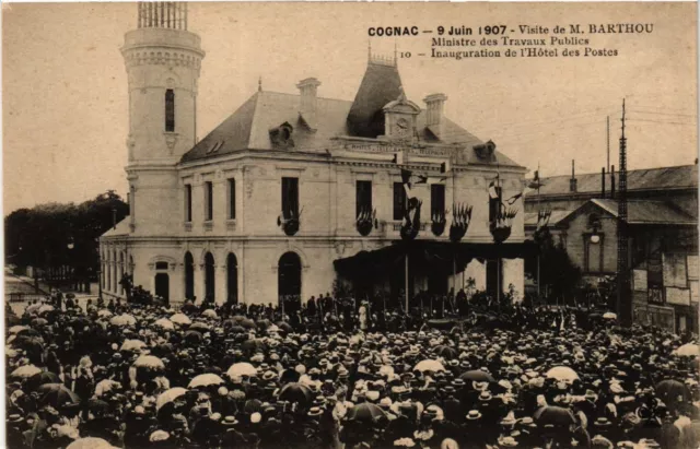 CPA AK COGNAC - 9 Juin 1907 - Visite de M.Barthou - Ministre des (519253)