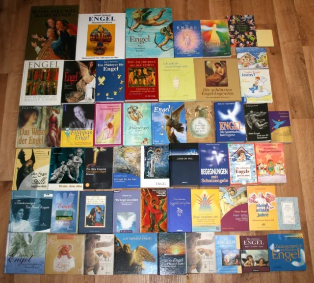 52 Bücher - ESOTERIK, ENGEL, SCHUTZENGEL, HIMMEL, ERZENGEL. Paket.
