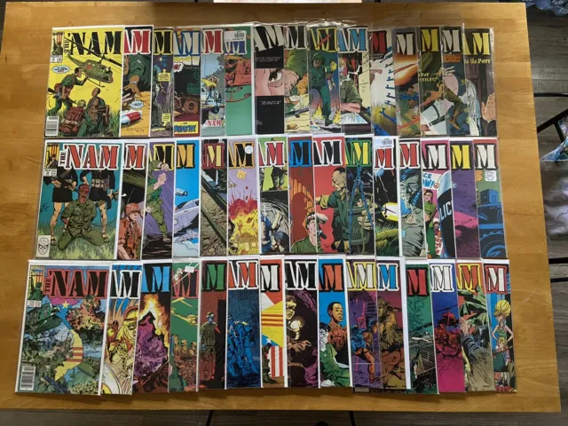 Marvel Comics The 'Nam #1-25, 28, 31-34, 36-84  All NM or better
