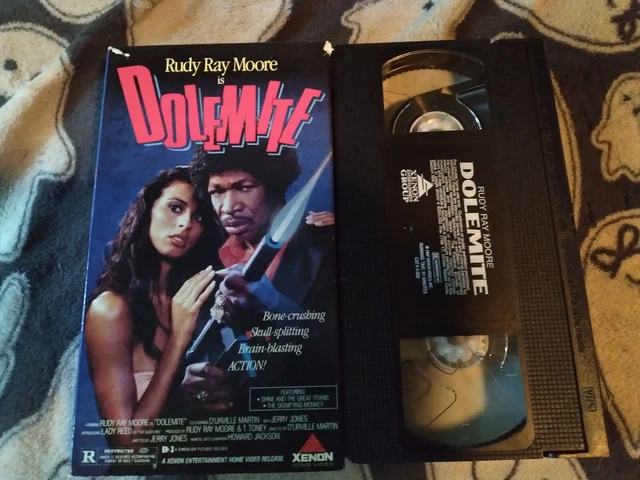 RARE VHS - Dolemite - Rudy Ray Moore First Xenon Video Blaxploitation MF'er OOP