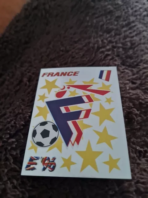 Panini Em Fußball Orginal 1996 Wappen Frankreich