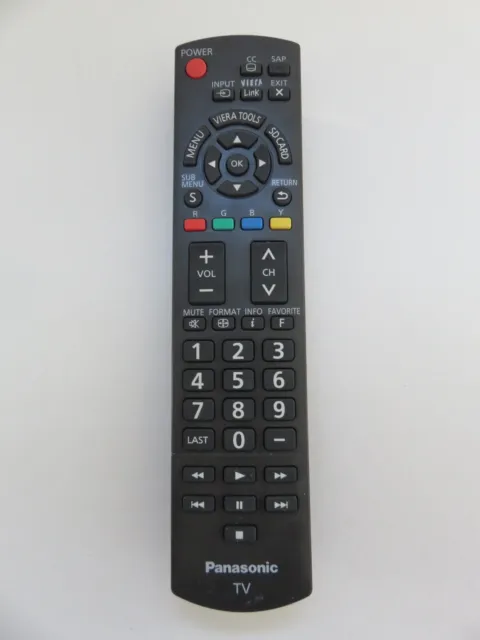 Panasonic Viera TV Remote N2QAYB000485 for TC-32LX24 TC-L22X2 TC-65PS64 OEM