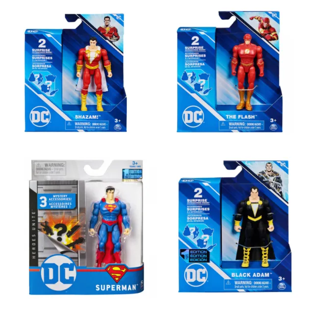 DC Comics 10-cm Action Figure with 3 Mystery Accessories, Adventure 4