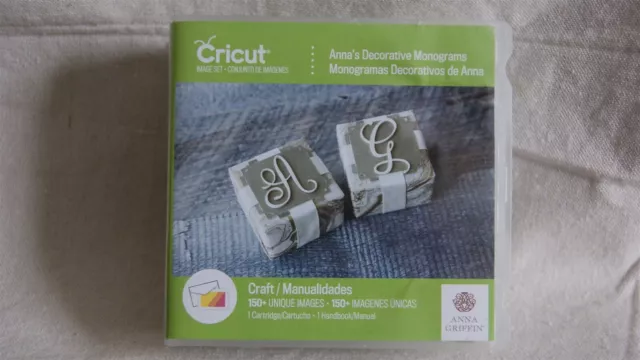 Cricut Cartridge - ANNA'S DECORATIVE MONOGRAMS - Used - No Overlay NOT LINKED X