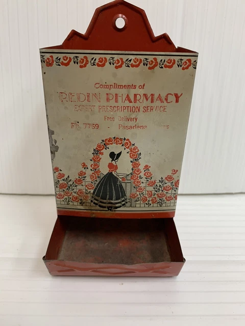 Vintage Advertising Match Safe Pasadena, Texas Vintage Advertising Match Safe Pasadena, Texas
