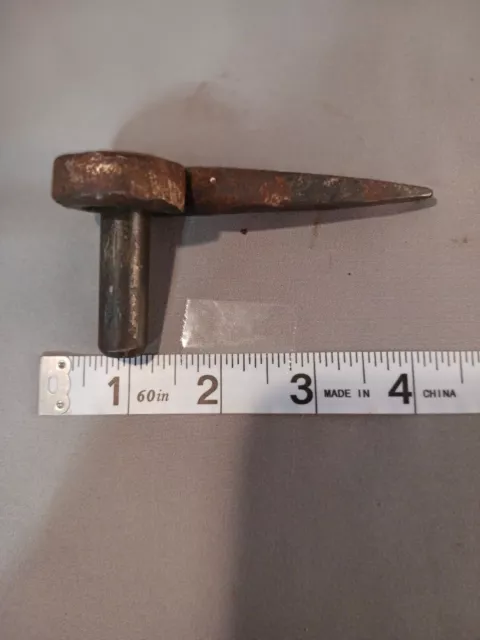 Antique Iron Pintle Strap Gate Hinge Barn Spike Hand Forged