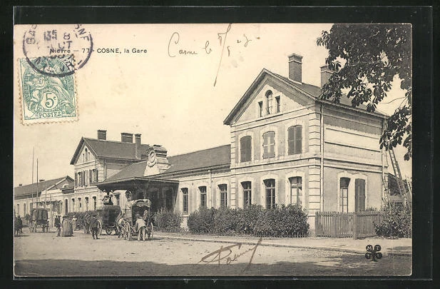 CPA Cosne, La Gare, La Gare