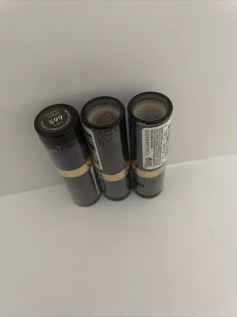 Paquete de 3 lápices labiales Revlon Super Lustrous crema, Choco-Liscious 665, 0,15 fl oz
