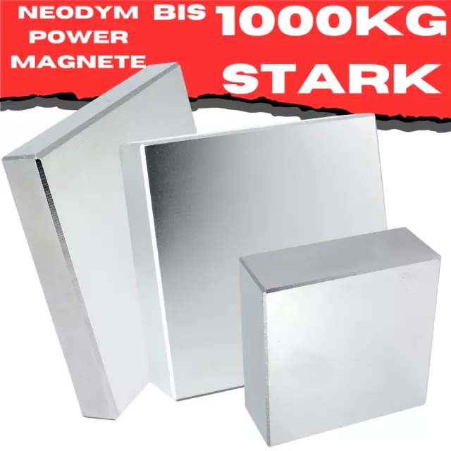 Neodym Magnet N52 Quadermagnet Stark Magnete Quader Powermagnet Supermagnet