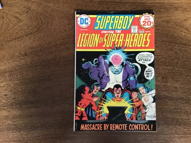 DC comics Superboy  Starring the Legion of superheroes 1974  issue 203 =========