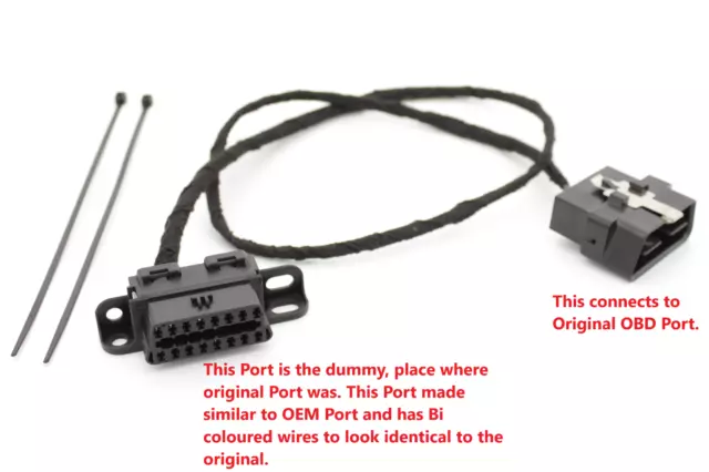 BMW X1/3/4/5 1/2/3/4/5/6/7 serie i3 i8 DUMMY OBD2 PORTA programmatore chiavi disabilita 2