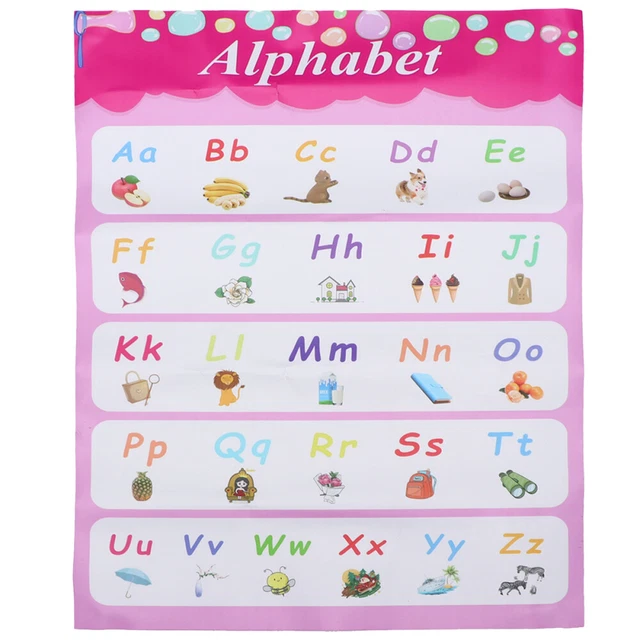 64 biglietti educativi, laminati a prova di acqualacrima, poster per l'apprendimento prescolare