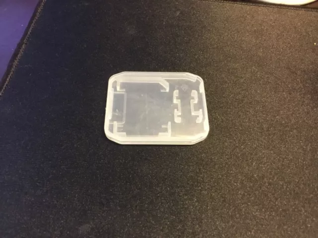 clear plastci micro sd or SD card storage box