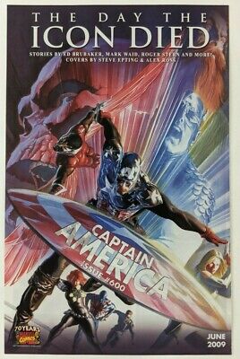 Captain America #600 Alex Ross Print Ad Comic Poster Art PROMO Official Falcon