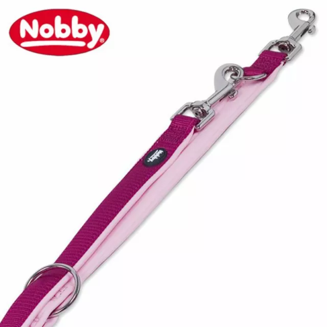 Nobby Führleine CLASSIC PRENO 200 cm - 15/20/25 mm breit - Nylon Hundeleine 2 m 10