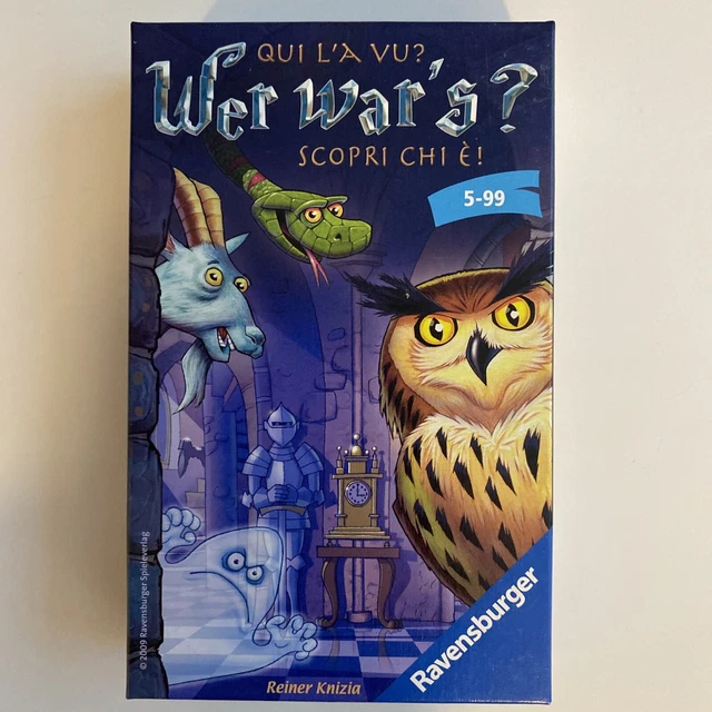 Wer war's? Reisespiel Mitbringsel Kartenspiel Ravensburger neu unbespielt