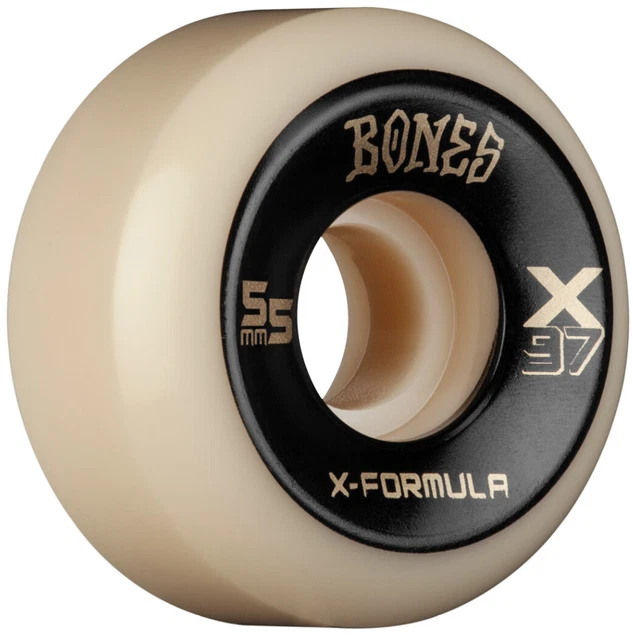 Bones X97 Formula Wheels Set White Black 55mm 97a V5