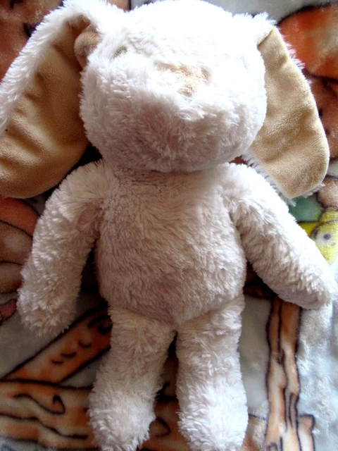doudou peluche ATMOSPHERA KIDS lapin blanc 39cm