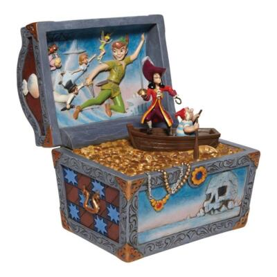jim shore peter pan treasure chest