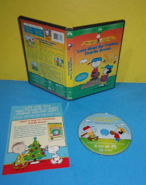 LUCY MUST BE Traded, Charlie Brown (DVD, 2003) Peanuts 16.89 PicClick