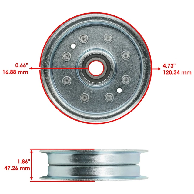 MOWER DECK IDLER Pulley for John Deere 44L777 407777 Z245 Z255 Z355E 48