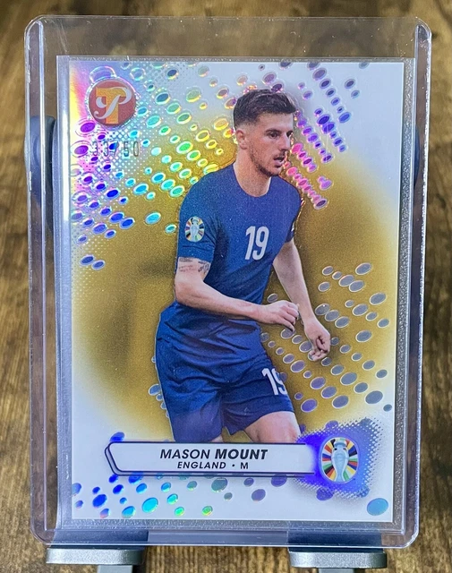 2023 TOPPS PRISTINE Road to EURO 2024 MASON MOUNT 33/50 Gold 43