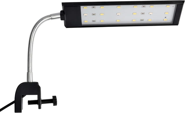 NICREW Fish Tank Clip on Light, Clamp Aquarium Light with White and Blue LEDs,